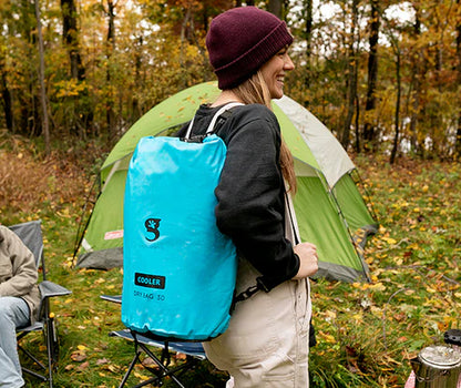 30L DRY BAG COOLER - NEON BLUE